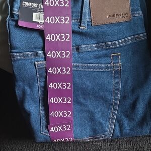 Men's Classic Straight Fit Jeans - Dark Blue